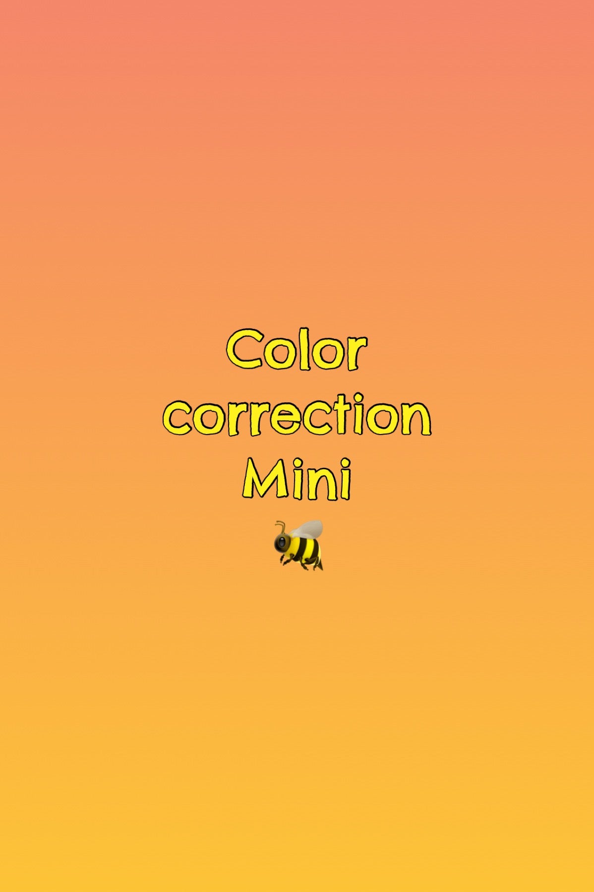 color correction - mini